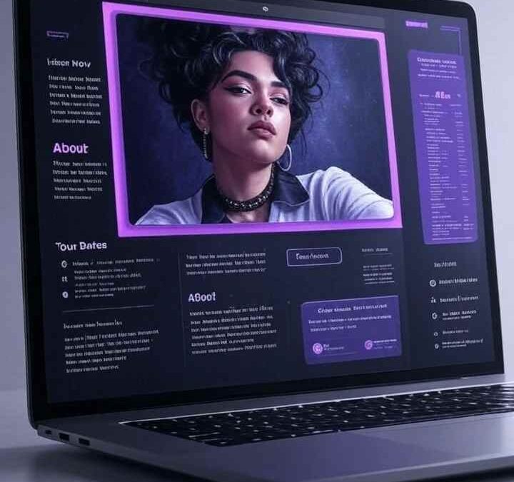 Comment créer un site web pour promouvoir sa musique ?