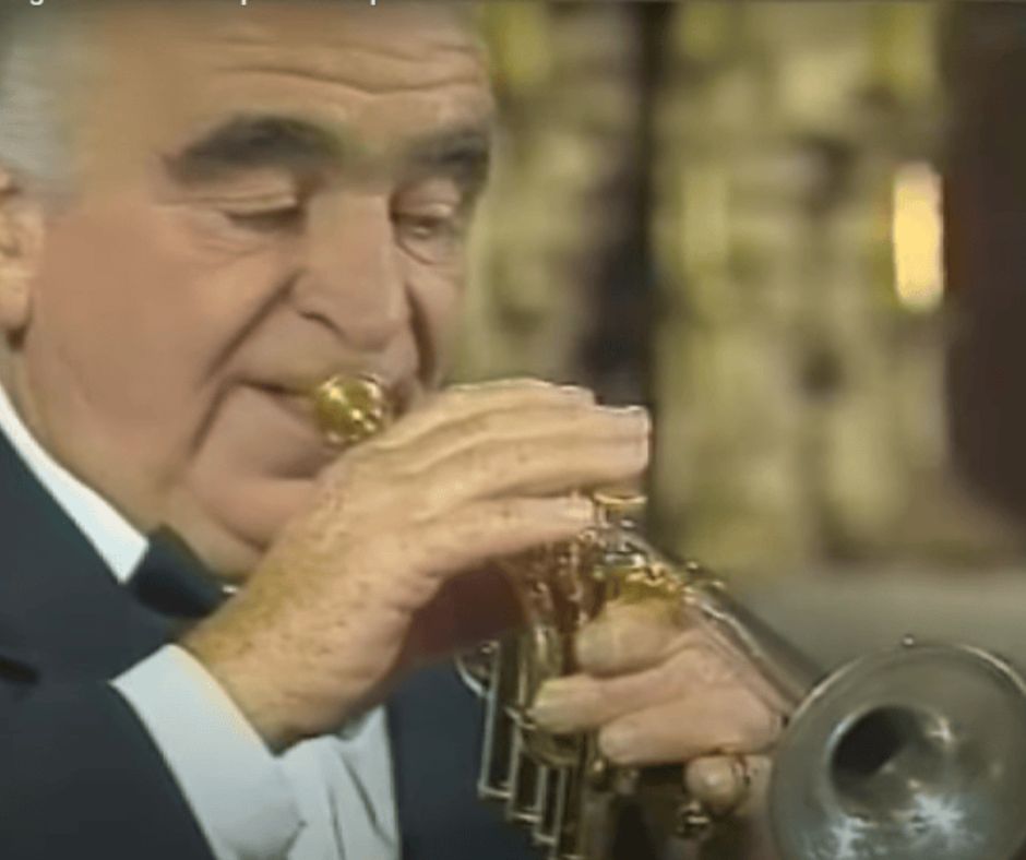 Maurice André en concert avec un orchestre