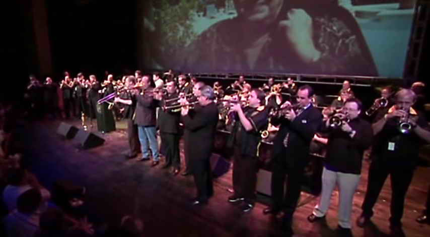 Ensemble de trompettistes de jazz