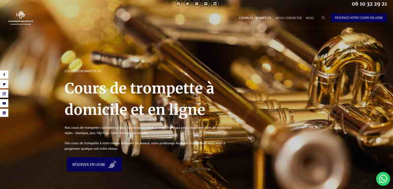 La trompette cet instrument de musique à vent des cuivres si délicieux