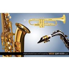 trompette et saxophone pour se mettre à l'improvisation.