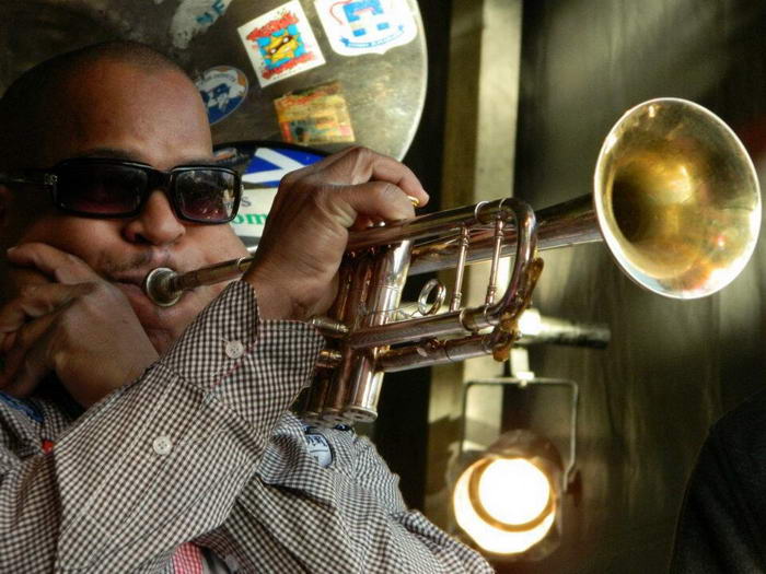 Trompettiste de jazz New Orleans