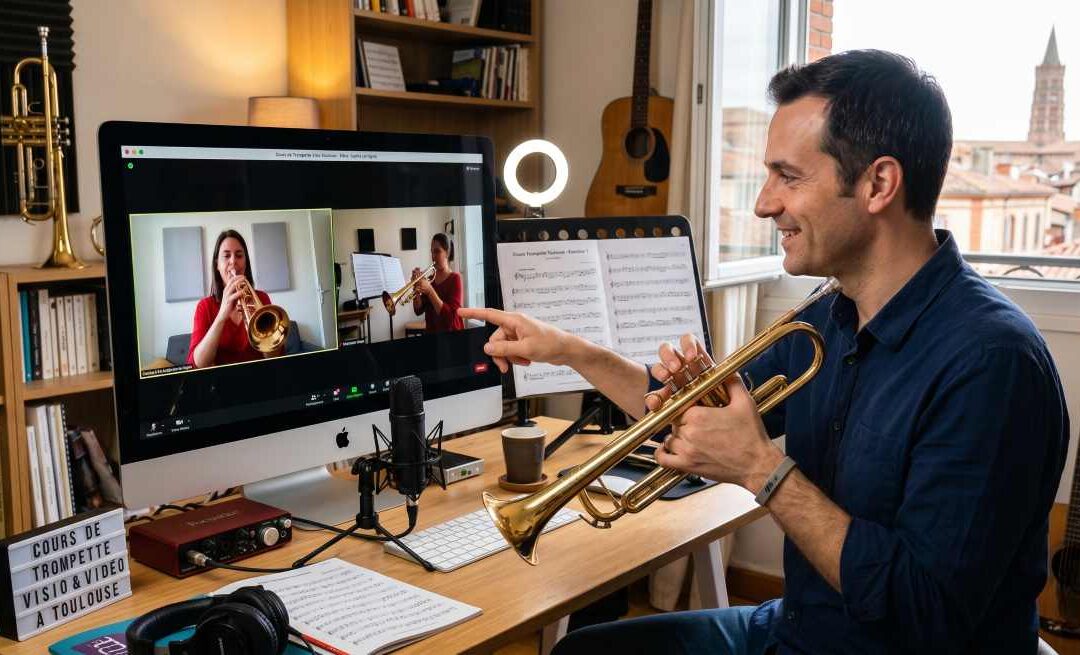 Cours de trompette en visio et vidéo à Toulouse