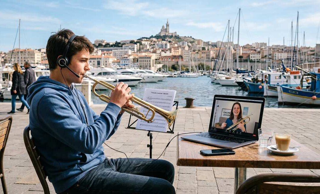 Apprendre la trompette en ligne à Marseille avec un musicien professionnel
